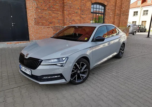 mazowieckie Skoda Superb cena 135000 przebieg: 147000, rok produkcji 2022 z Orneta